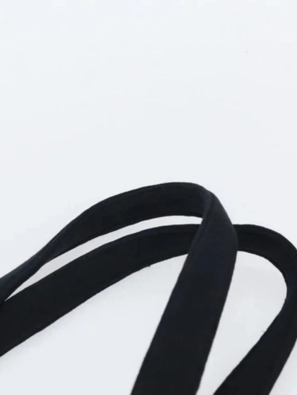 CHANEL Tote Bag Cotton Gold Black CC Auth mr1967